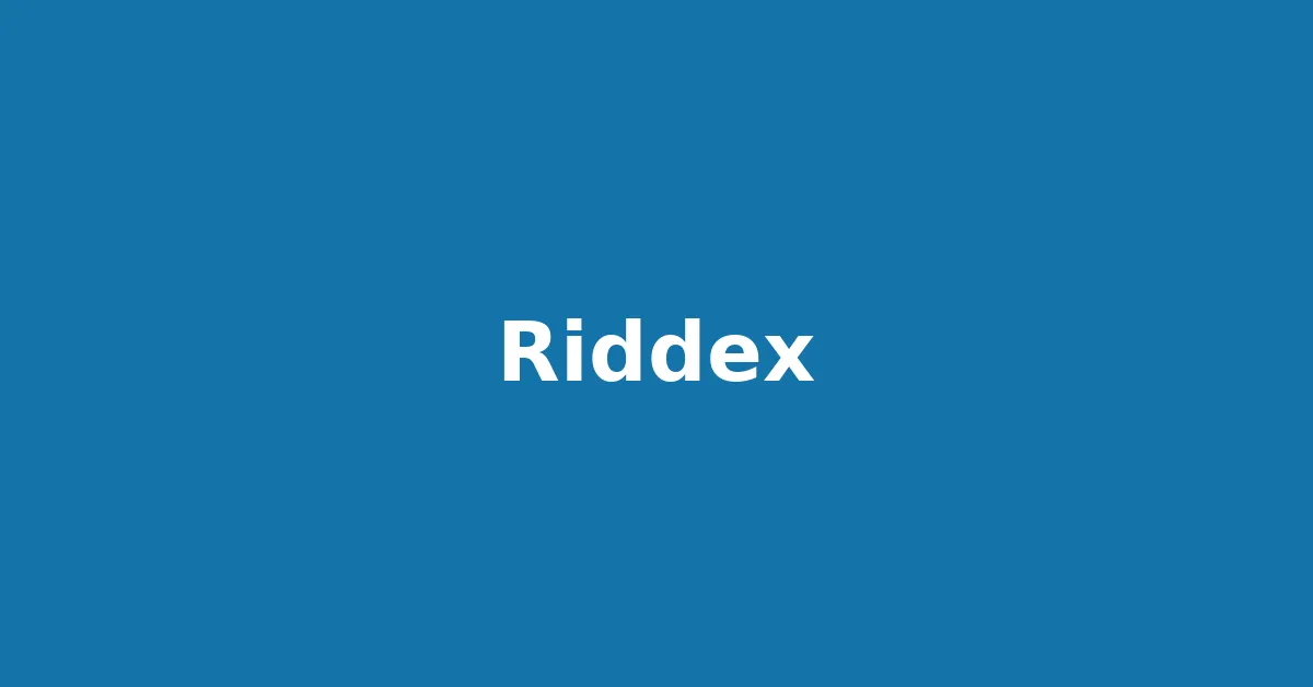 Riddex Device